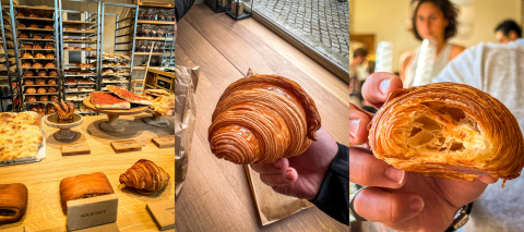 Croissants pelo mundo: Amsterdam, Bruxelas e Curitiba