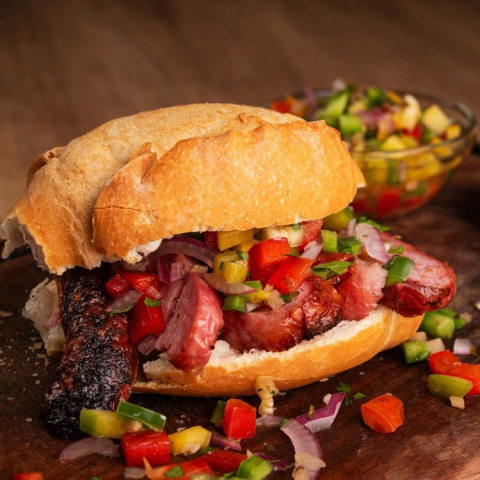 Choripan no Circuito Bom Gourmet de Inverno 2026 com 20% de desconto
