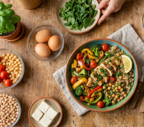 Proteína além do whey: como deixar as refeições mais nutritivas sem complicar a cozinha