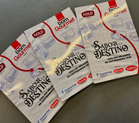 Saiba onde encontrar a revista do Guia do Prêmio Bom Gourmet 2026