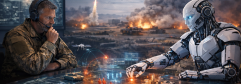 A guerra e a inteligência artificial: quando o tabuleiro sobe para outro nível