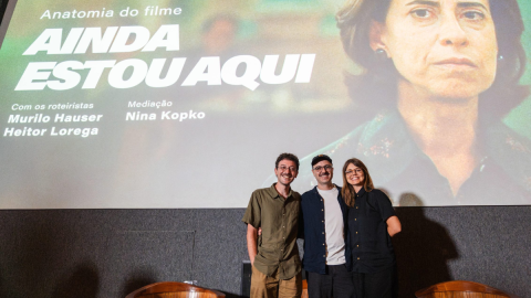 Masterclass gratuita com roteiristas de "Ainda Estou Aqui" será realizada em Curitiba