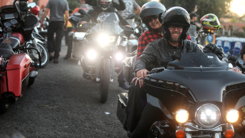 Evento reúne motociclistas com exposição e música ao vivo no Bosque São Cristóvão