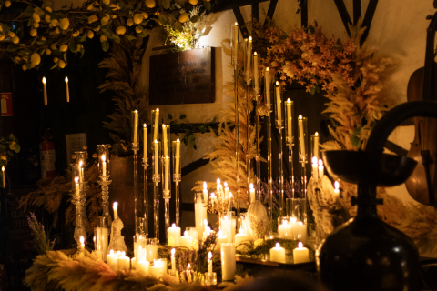 Jantar à luz de velas e música clássica em noite especial na Cantina Baviera