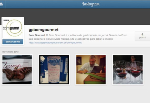 Bom Gourmet estreia Instagram