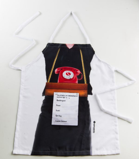 Avental em poliéster