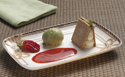 Sorvete de manjericão