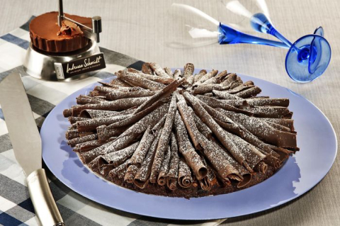 Bolo de chocolate francês ao perfume de café