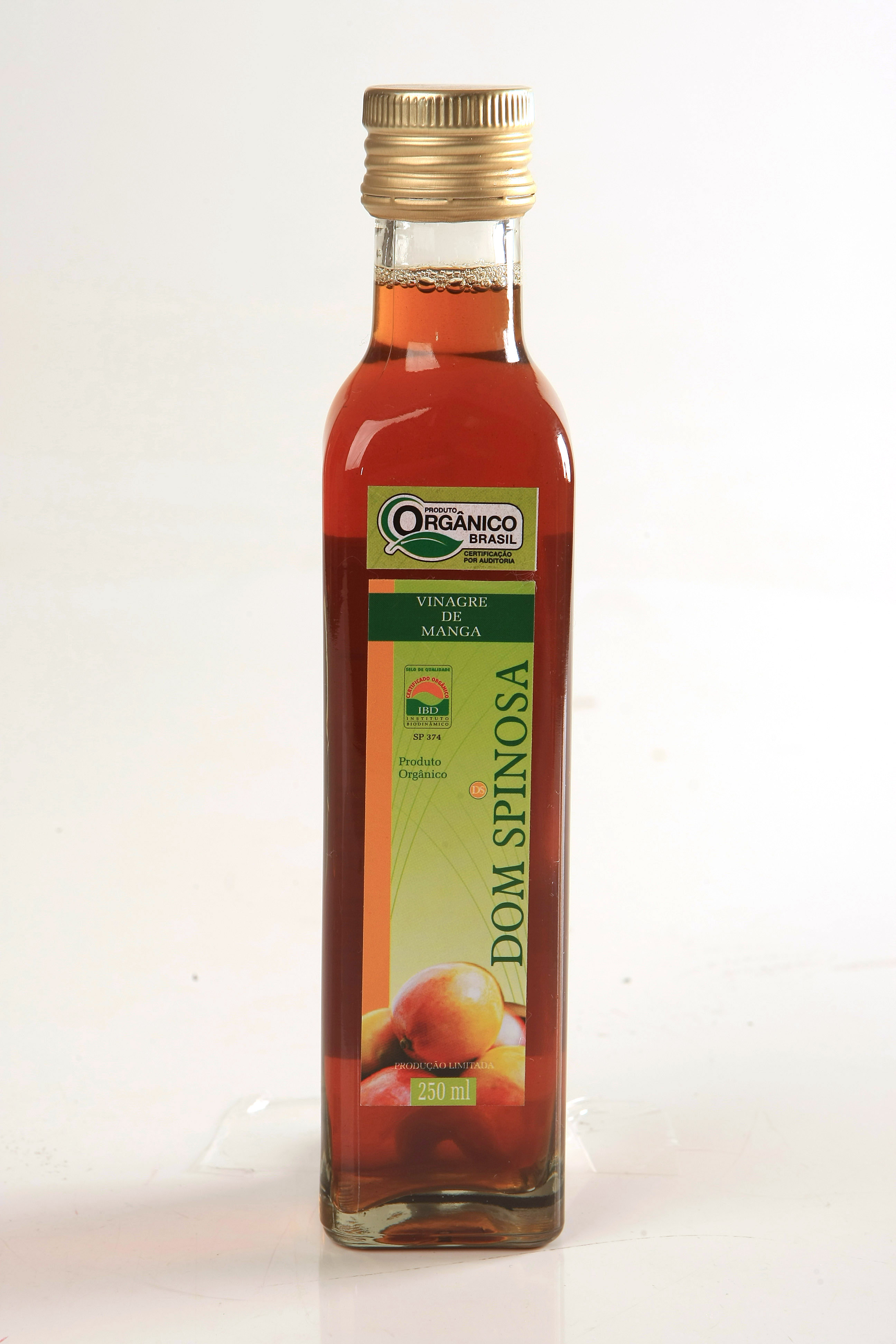 Vinagres de frutas orgânicas