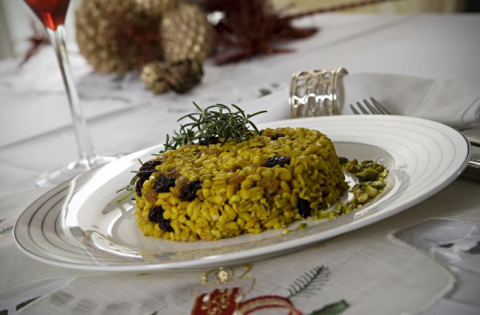 Pilaf de açafrão