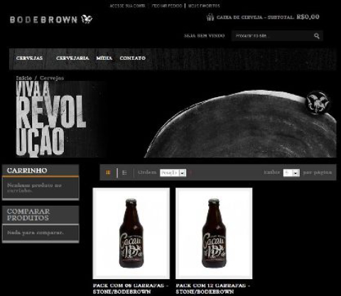 Cervejaria lança loja on-line e tem promoção