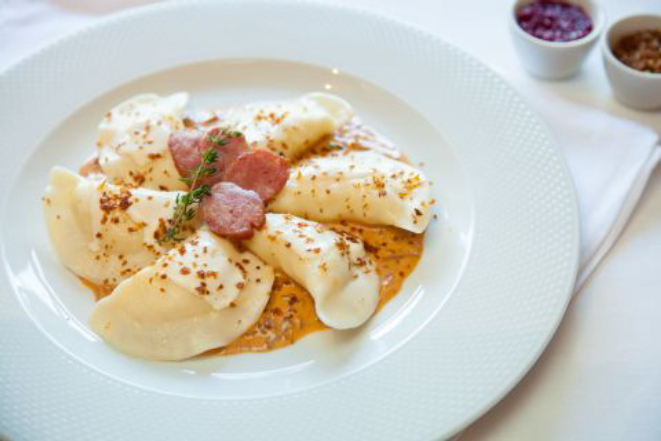 Pierogi, no Restaurante do Durski. Foto: Fernando Zequinão/Gazeta do Povo