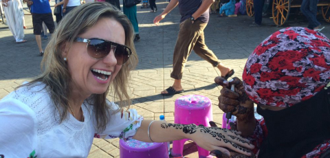 Joy desembarca em Marrakech