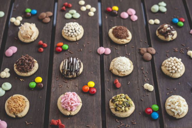 Cookies são feitos em dois tamanhos. Foto: Divulgação