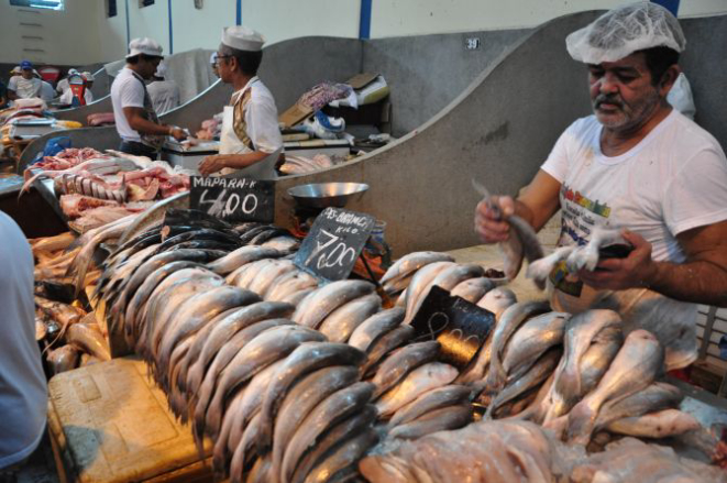 O Mercado do Peixe é um pedaço do Ver-o-Peso. Foto: Neldoson Neves/Divulgação