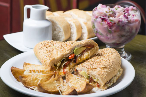 Geocook: Sanduíche vegetariano no Centro Histórico