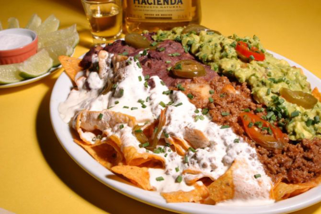 Ultimate Nachos, prato do Mustang Sally. Foto: divulgação