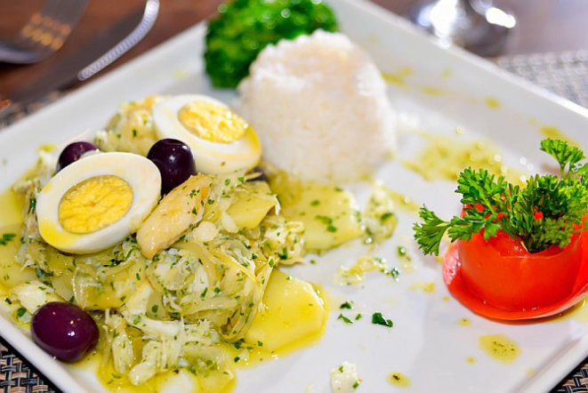 Bacalhau à Gomes de Sá. Foto: Priscilla Fiedler/ Divulgação