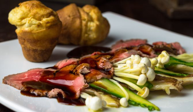 Rosbife com Yorkshire pudding.Foto:Divulgação