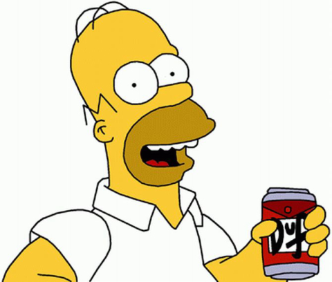 Chile terá a primeira Duff original de Homer Simpson