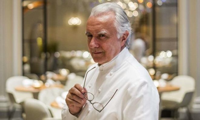 Alain Ducasse pratica a “cozinha natural". Foto: Divulgação