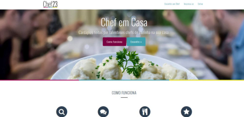 Sites e apps facilitam o contato de chefs com o público