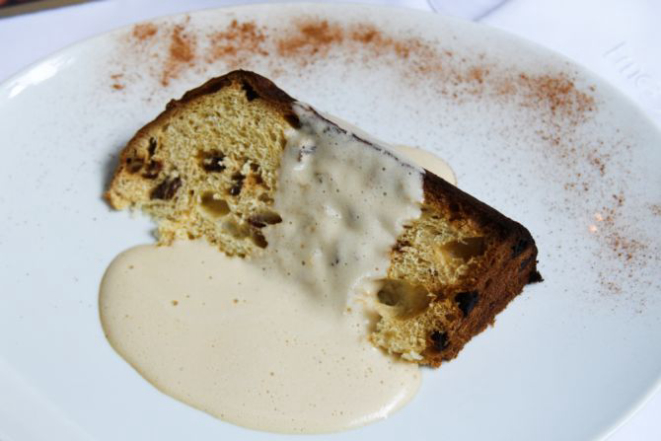 Zabaione com panetone do Ernesto. Foto: Divulgação