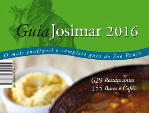 Guia Josimar 2016 lista os melhores 629 restaurantes de SP