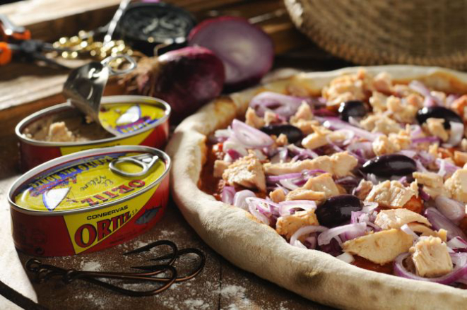 O ingrediente especial da pizza é importado da Espanha. Foto: Divulgação