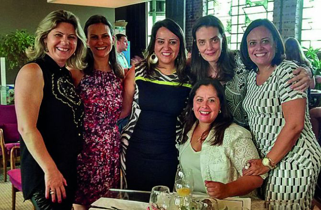 Eliane Ribas, Andréia Vieira, Simone Lima, Ana Amélia Filizola, Elaine Gonzaga e Marilia Gonzaga. 