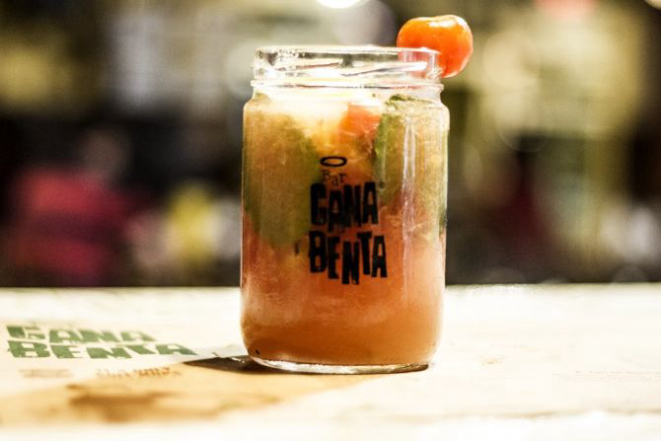 Caipirinha no pote. Foto: divulgação.
