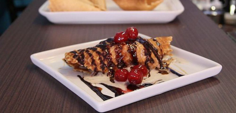 Aprenda a fazer uma panqueca de sorvete