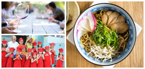 Estúdio Bom Gourmet tem aula de vinho, comida japonesa e para crianças no fim de semana