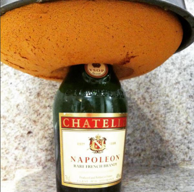 E assim se fez um chiffon cake da chef Lívia. Foto: reprodução/Instagram.