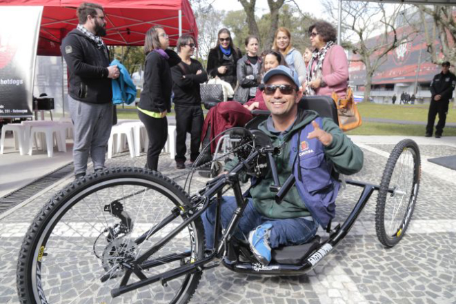 Moisés Batista, atleta paraolímpico. Foto: Pedro Serapio/Gazeta do Povo.