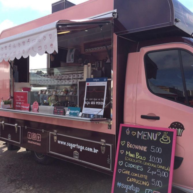 Food truck vende diferentes opções de doce. Foto: divulgação. 