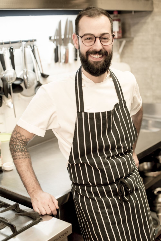 O gaúcho Marcelo Schambeck tem como premissa a culinária focada em ingredientes sazonais. Foto: divulgação