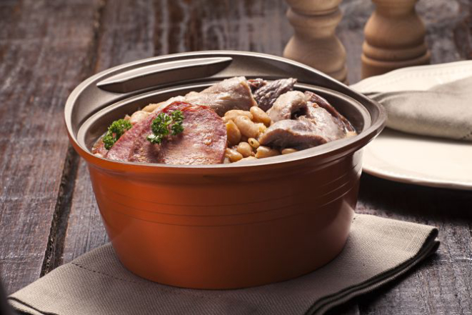 Cassoulet do chef Gustavo Alves, do L’Epicerie. Foto: 