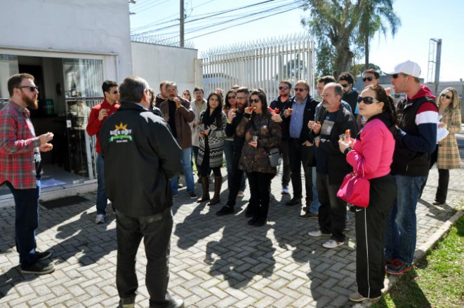 A Bier Hoff é uma das cervejarias visitadas durante o Beer Tour Curitiba. Foto: Divulgação.<br>