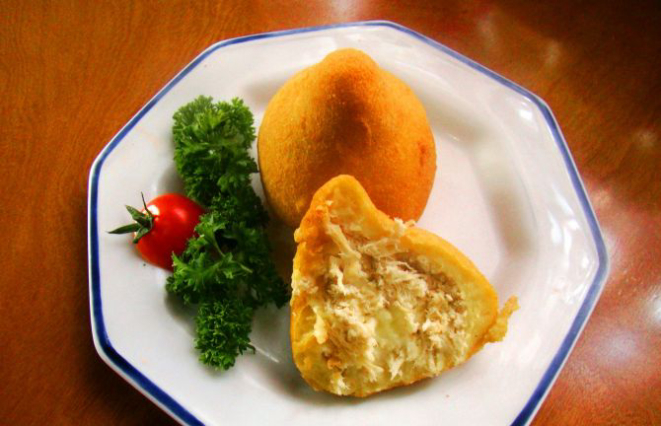 Coxinha da Confeitaria Holandesa. Foto: Divulgação