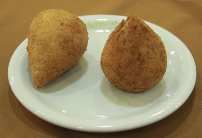 Coxinha da Confeitaria Valbella. Foto: Divulgação