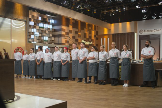 Masterchef Profissionais começou com 14 cozinheiros. Foto: Comunicação Band/Divulgação