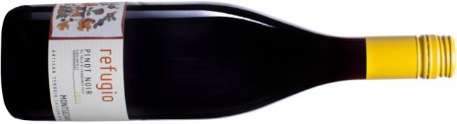 Montsecano Refugio Pinot Noir 2011. Foto: Divulgação