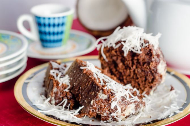 Bolo de prestígio da Vó, Quero Bolo. Foto: Amanda Queiroz/Divulgação