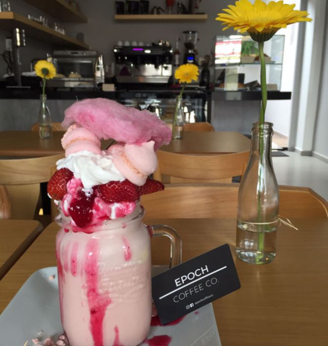 Milkshake de morango. Foto: Divulgação