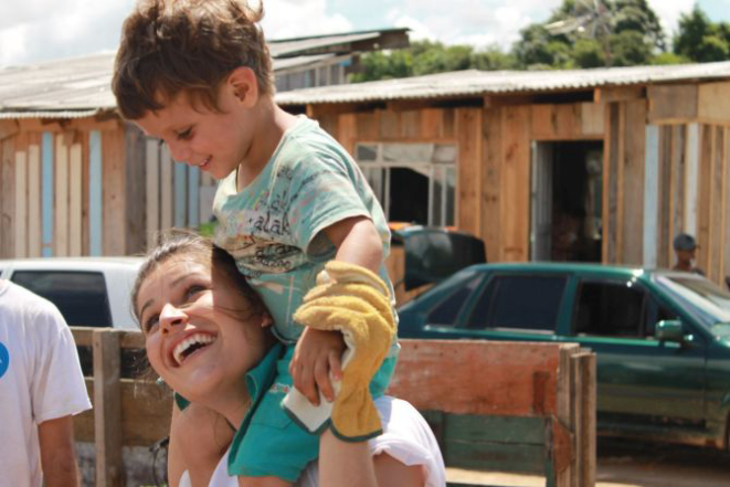 Gabrielle Mahamud, idealizadora do Good Truck, teve a ideia há dois anos, quando atuava como voluntária da ONG Teto. Foto: Divulgação