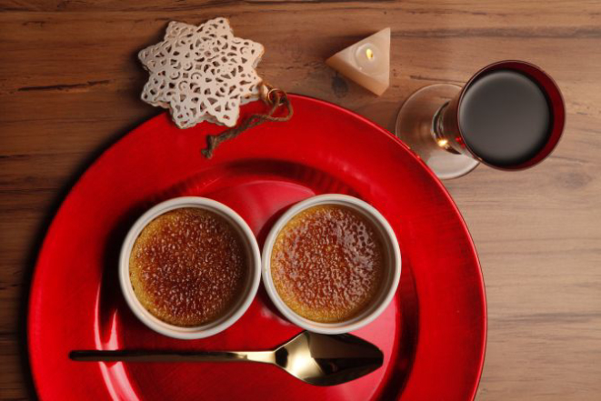 Crème brûlée: sobremesa sugerida para compor a ceia de R$ 450.  