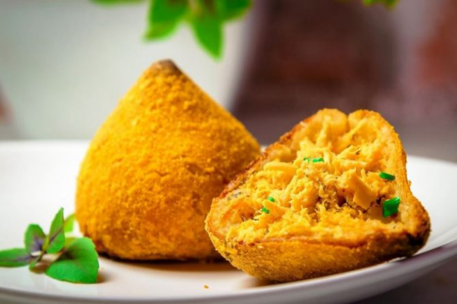 Coxinha fit da Fevitto Integrais. Foto: Divulgação