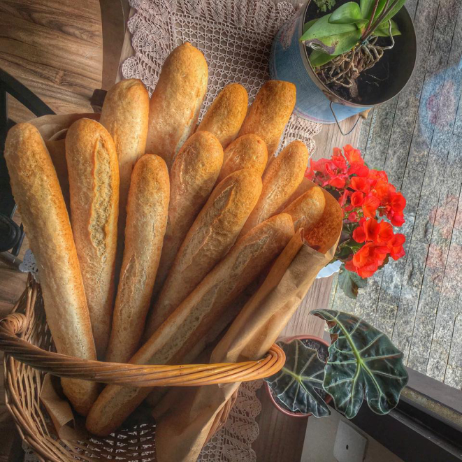 Baguete sem glúten e lactose. Foto: Divulgação