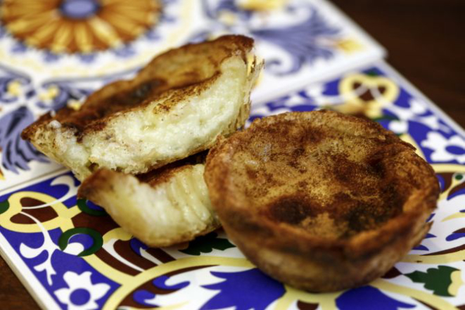 Pastel de nata do boteco português Tasca. Foto: André Rodrigues/Gazeta do Povo